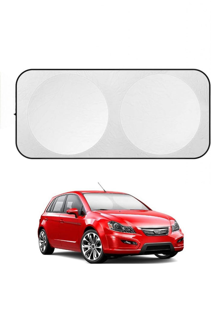 PARASOLE PER AUTO PARABREZZA ANTERIORE PIEGHEVOLE UNIVERSALE 142X67cm ART.70150