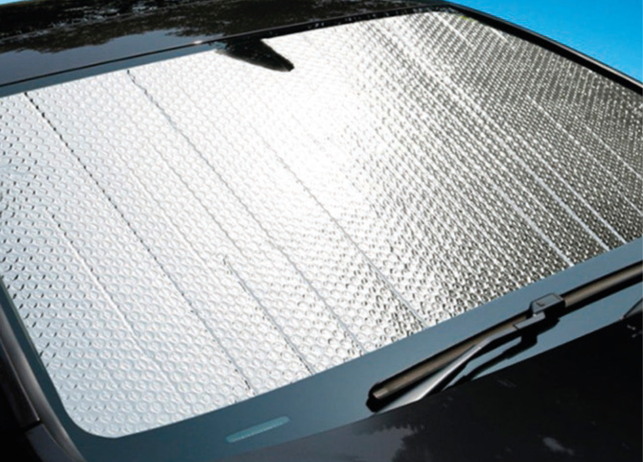 Parasole Parabrezza Auto Protettore Interno Protezione Raggi UV Gelo Con Ventose - 130x60 - Parasole