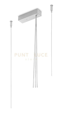 PASKISNDB - KIT SOSPENSIONE COLORE BIANCO OPACO H.2MT  PER  " GSTT37-GSTT40-GSTT41"