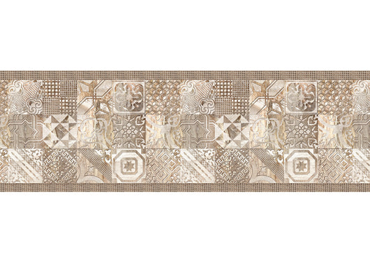 Tappeto Passatoia Cucina Antiscivolo Sottolavello Digitale Dis. Atelier Beige - 50x600 - Beige