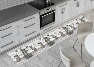 Tappeto Passatoia Cucina Antiscivolo Sottolavello Digitale Disegno Gatto Fashion - 50x115 - Gatto Fashion