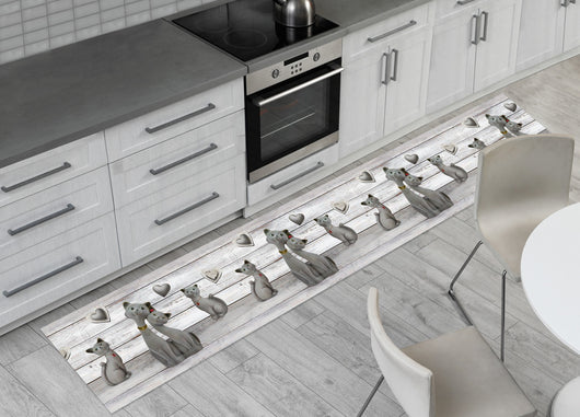 Tappeto Passatoia Cucina Antiscivolo Sottolavello Digitale Disegno Gatto Fashion - 50x115 - Gatto Fashion