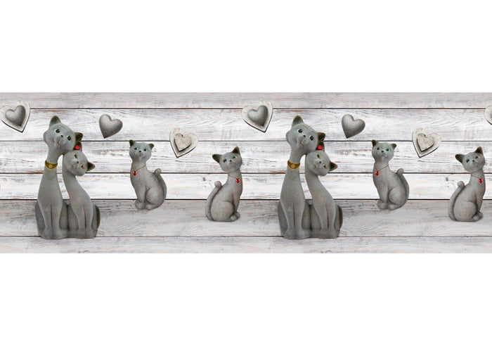 Tappeto Passatoia Cucina Antiscivolo Sottolavello Digitale Disegno Gatto Fashion - 50x115 - Gatto Fashion