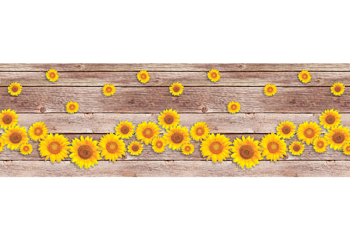 Tappeto Passatoia Cucina Antiscivolo Sottolavello Digitale Fantasie Varie - 50x600 - Onda Girasoli