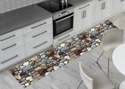 Tappeto Passatoia Cucina Antiscivolo Sottolavello Digitale Fantasie Varie - 50x400 - Pietre