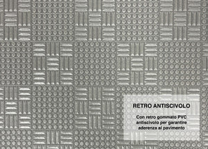 Tappeto Passatoia Cucina Antiscivolo Con Stampa Digitale Dis. Amelia 501 - 50x50 - Amelia