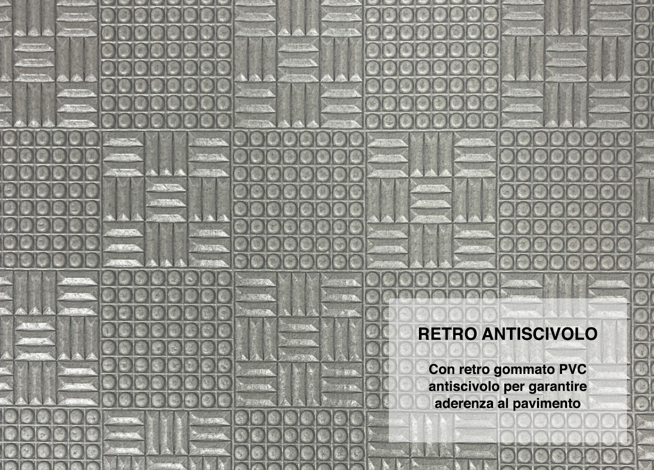Tappeto Passatoia Cucina Antiscivolo Con Stampa Digitale Dis. Pavè 503 - 50x90 - Pav?