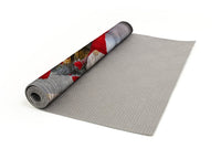 Tappeto Natale Passatoia Cucina Antiscivolo Sottolavello Digitale Elfo Rosso Lanterna 478 - 50x180 - Elfo Rosso Lanterna