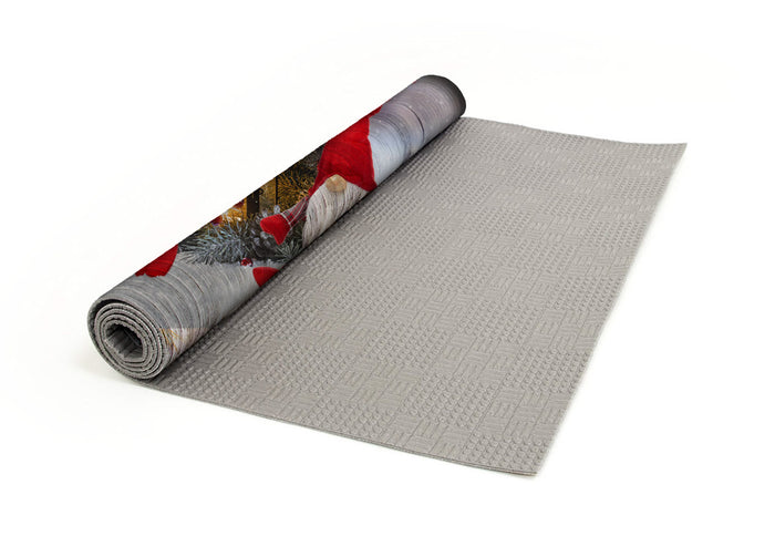 Tappeto Natale Passatoia Cucina Antiscivolo Sottolavello Digitale Elfo Rosso Lanterna 478 - 50x500 - Elfo Rosso Lanterna