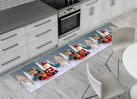 Tappeto Natale Passatoia Cucina Antiscivolo Sottolavello Digitale Pupazzo Maglia 479 - 50x50 - Pupazzo Maglia