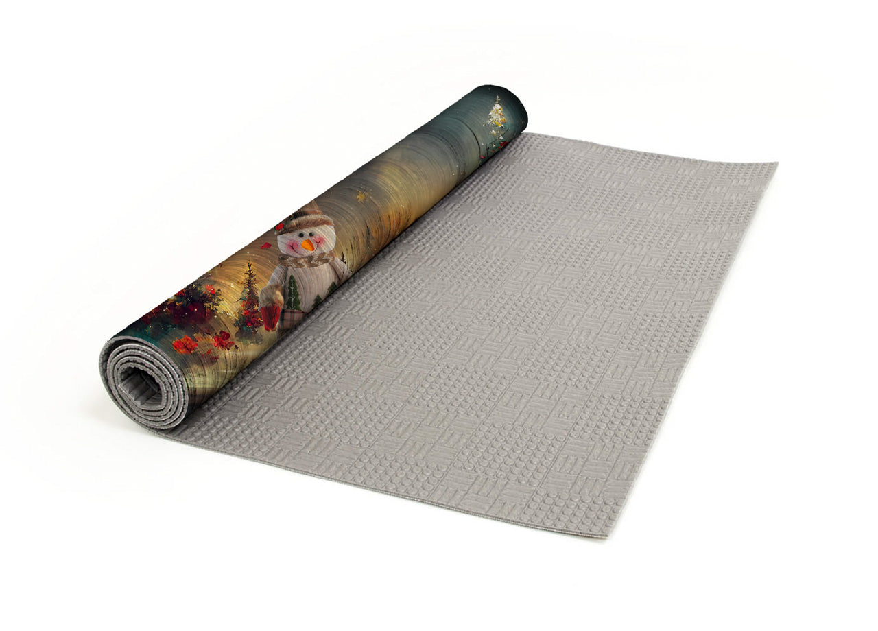 Tappeto Natale Passatoia Cucina Antiscivolo Sottolavello Digitale Pupazzo Albero 481 - 50x400 - Pupazzo Albero