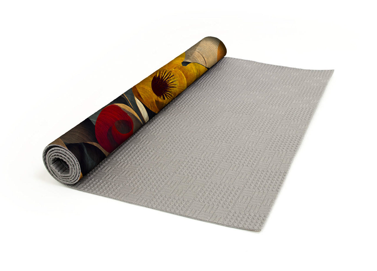 Tappeto Passatoia Cucina Antiscivolo Sottolavello Digitale Disegno Ninphea - 50x280 - Ninphea