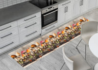 Tappeto Passatoia Cucina Antiscivolo Con Stampa Digitale Dis. Funghi 2657 - 50x115 - Funghi