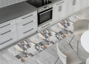 Tappeto Passatoia Cucina Antiscivolo Con Stampa Digitale Dis. Pavè 503 - 50x90 - Pav?