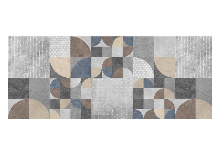 Tappeto Passatoia Cucina Antiscivolo Con Stampa Digitale Dis. Pavè 503 - 50x140 - Pav?