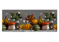 Tappeto Passatoia Cucina Antiscivolo Con Stampa Digitale Dis. Zucche 492 - 50x140 - Zucche