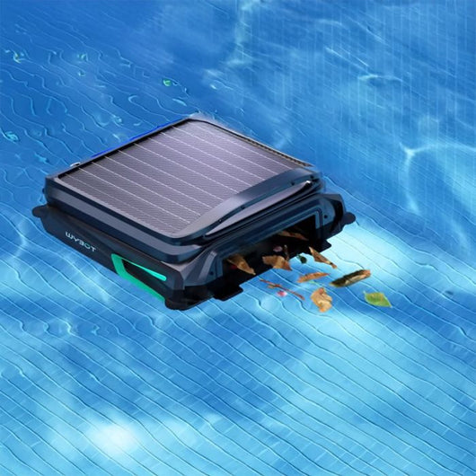 Pulitore automatico Skimmer Robot di superficie F1 ad energia solare per piscina