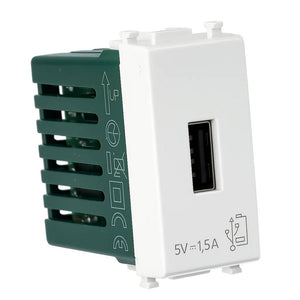 Unità di alimentazione usb 5v 1 5a bianca per uso domestico