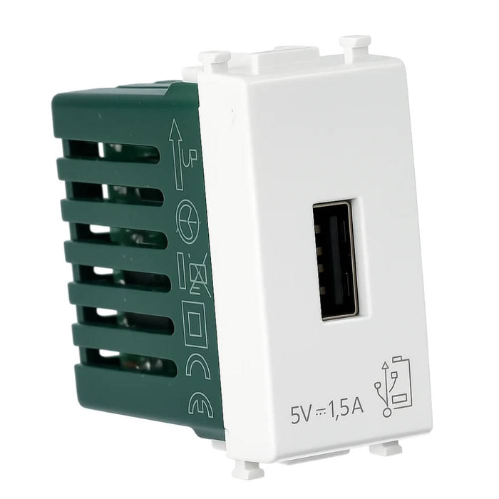 Unità di alimentazione usb 5v 1 5a bianca per uso domestico