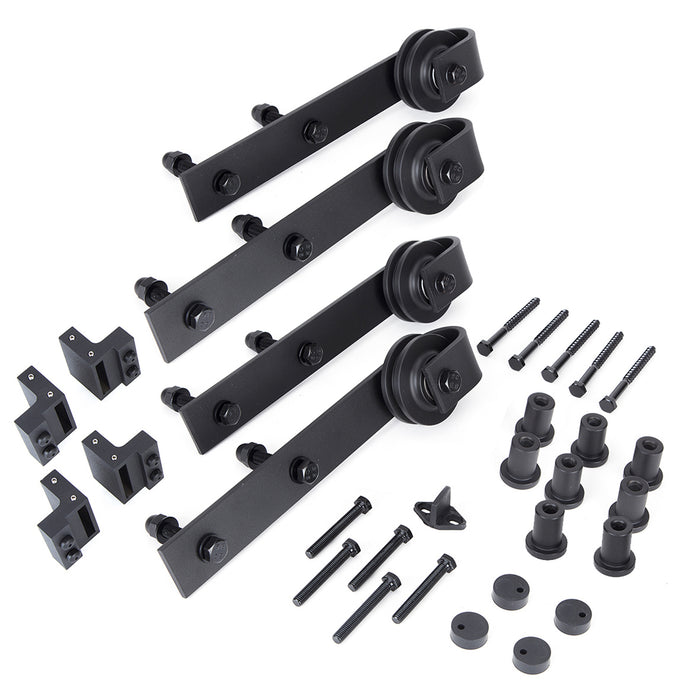 Kit 2 Ante Scorrevoli Larghezza Meno di 0,65 MT Cap. 150Kg