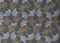 Completo Lenzuola Camper Roulotte 100% Cotone PERSONALIZZABILE Varie Fantasie - Matrimoniale - Ginko Giallo