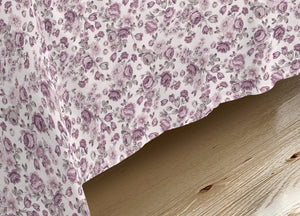 Completo Lenzuola Letto Camera In 100% Cotone Made Italy Vari Disegni RP - 1 Piazza - Susan Rosa