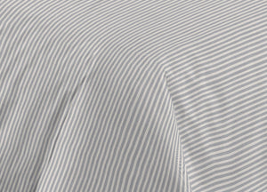 Sacco Copripiumino Piumone Letto In 100% Cotone Made Italy Vari Disegni RP - 2 Piazze - Bastoncino Grigio