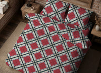 Copripiumino In Morbida Flanella 100% Cotone Disegno Tartan - Singolo - Tartan