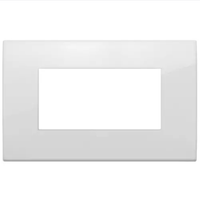 Vimar arkà¨ placca fit polar matt metallo 4 moduli 19954.26