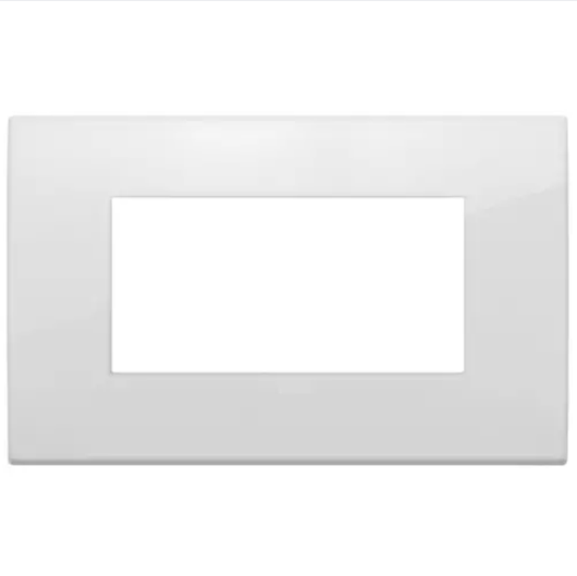 Vimar arkà¨ placca fit polar matt metallo 4 moduli 19954.26