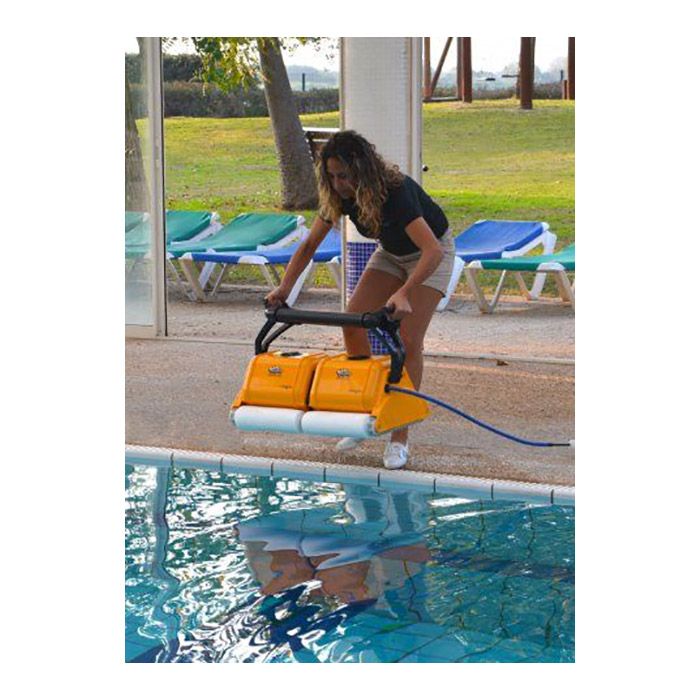 Robot Dolphin 2x2 Pro Gyro Con Spazzole Pvc, Cavo Da 45 M E Carrello Caddy