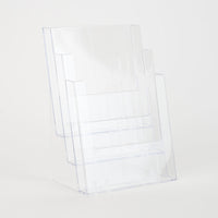 Porta depliant da banco 3 tasche A4