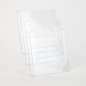 Porta depliant da banco 3 tasche A4