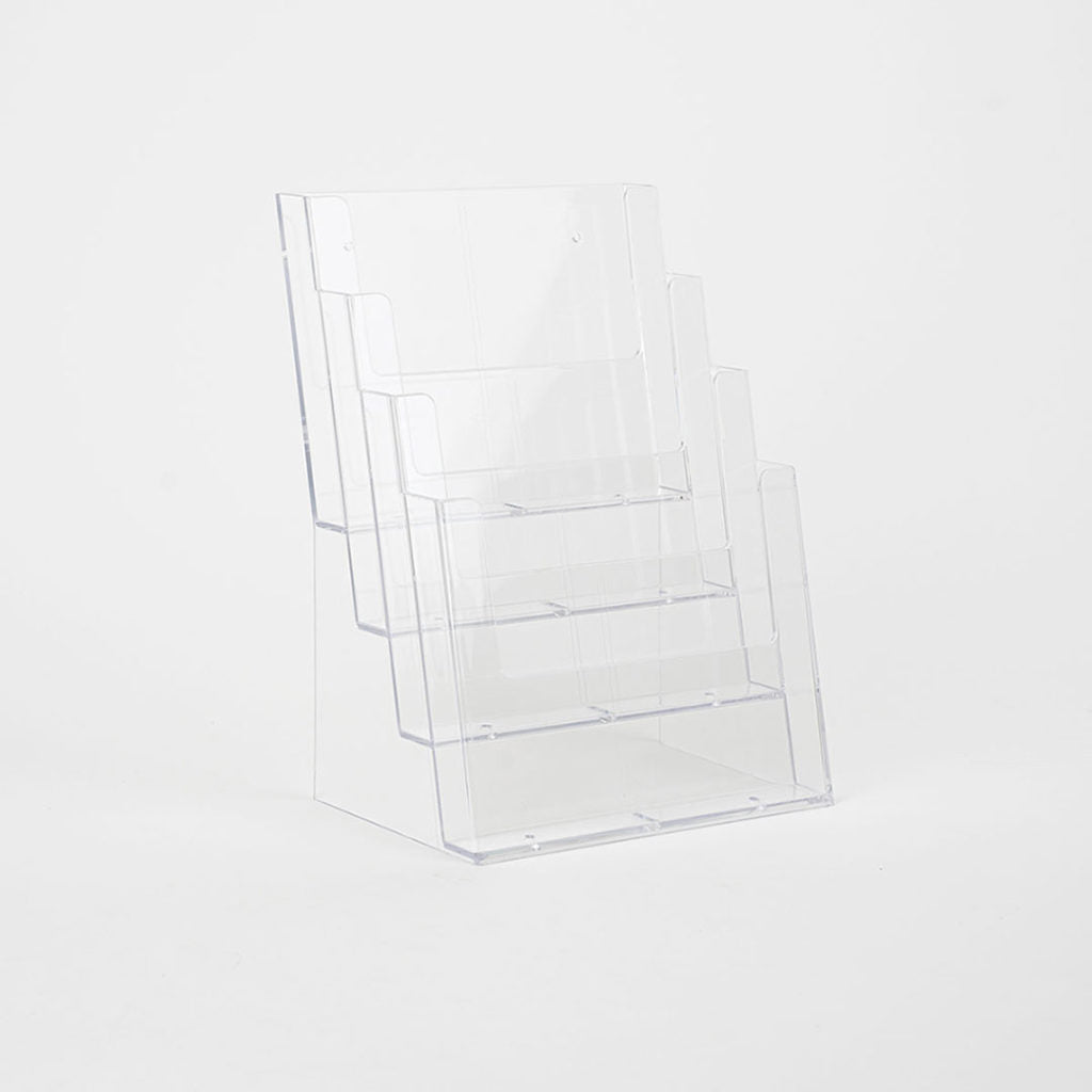 Porta depliant da banco 4 tasche A4