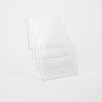 Porta depliant da banco 4 tasche A4