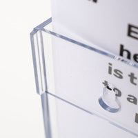 Portadepliant da parete 3 tasche 1/3 A4 Verticale