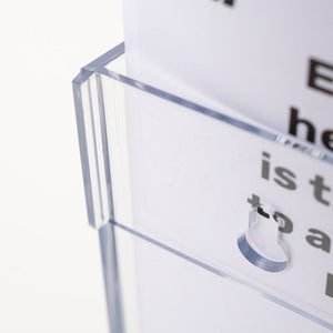 Portadepliant da parete 3 tasche 1/3 A4 Verticale