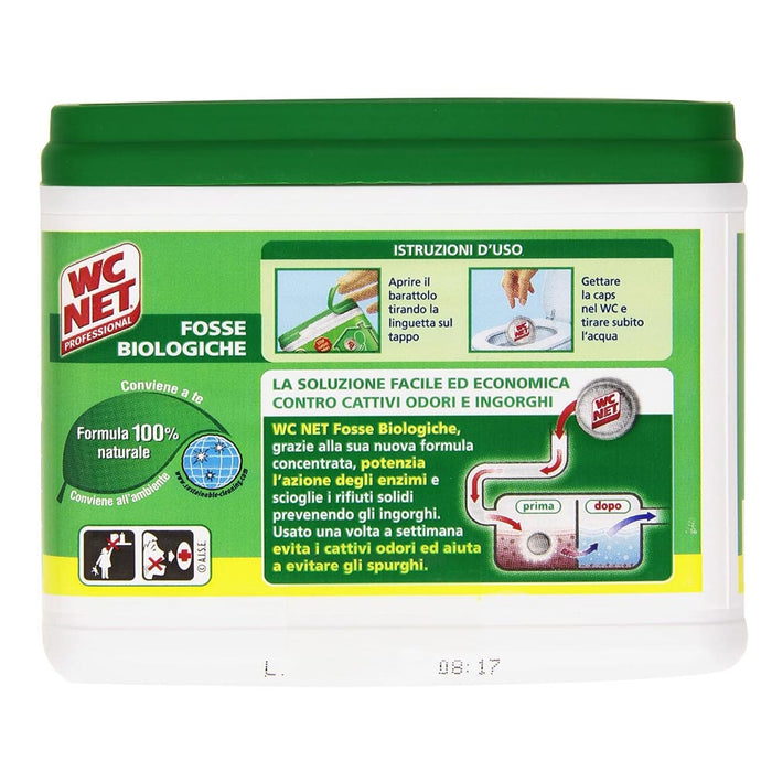 Wc net fosse biologiche professionale 3 confezioni da 12 capsule 216 gr