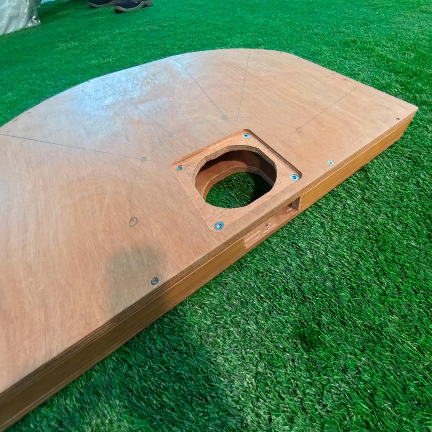 Sined Pedana c Box Singola Pedana Legno Okume Marino Per Una Doccia Inox Con Cbox Marrone