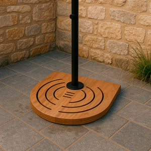 Sined Pedana c Box Singola Pedana Legno Okume Marino Per Una Doccia Inox Con Cbox Marrone