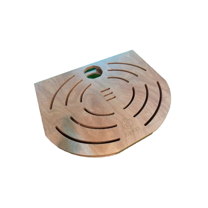 Sined Pedana c Box Singola Pedana Legno Okume Marino Per Una Doccia Inox Con Cbox Marrone