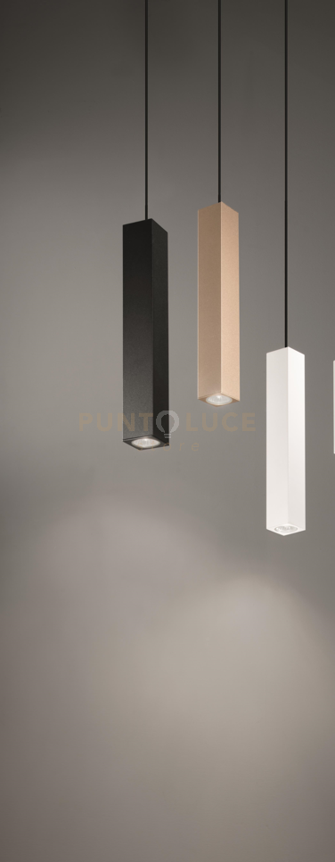 SOSPENSIONE ALOA GRANDE 1 LUCE ATTACCO GU10 ORO H.40CM