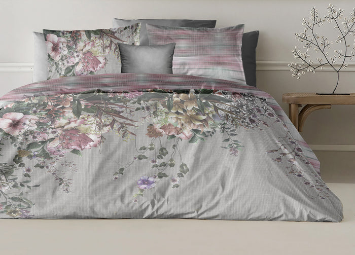 Copripiumino Double Face Matrimoniale Digitale Cotone Percalle Dis.Alice