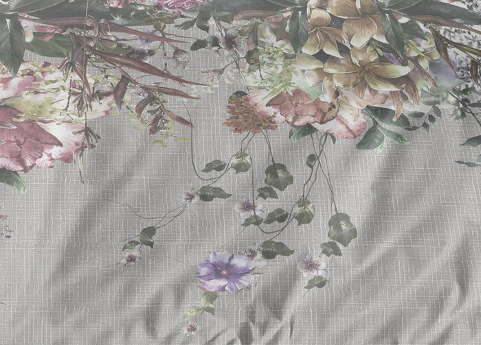 Copripiumino Double Face Matrimoniale Digitale Cotone Percalle Dis.Alice