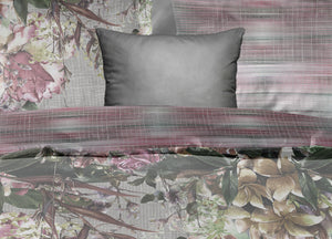 Copripiumino Double Face Matrimoniale Digitale Cotone Percalle Dis.Alice