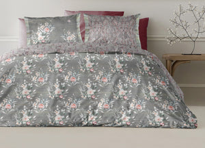 Copripiumino Double Face Matrimoniale Digitale Cotone Percalle Dis.Polvere