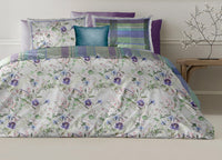 Copripiumino Double Face Matrimoniale Digitale Cotone Percalle Smeraldo