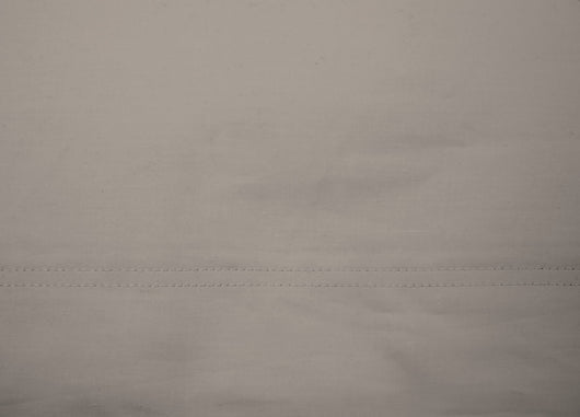 Lenzuolo Sopra Cordonetto In Cotone Percalle Made In Italy Tinta Unita - Piazza E Mezza - Tortora