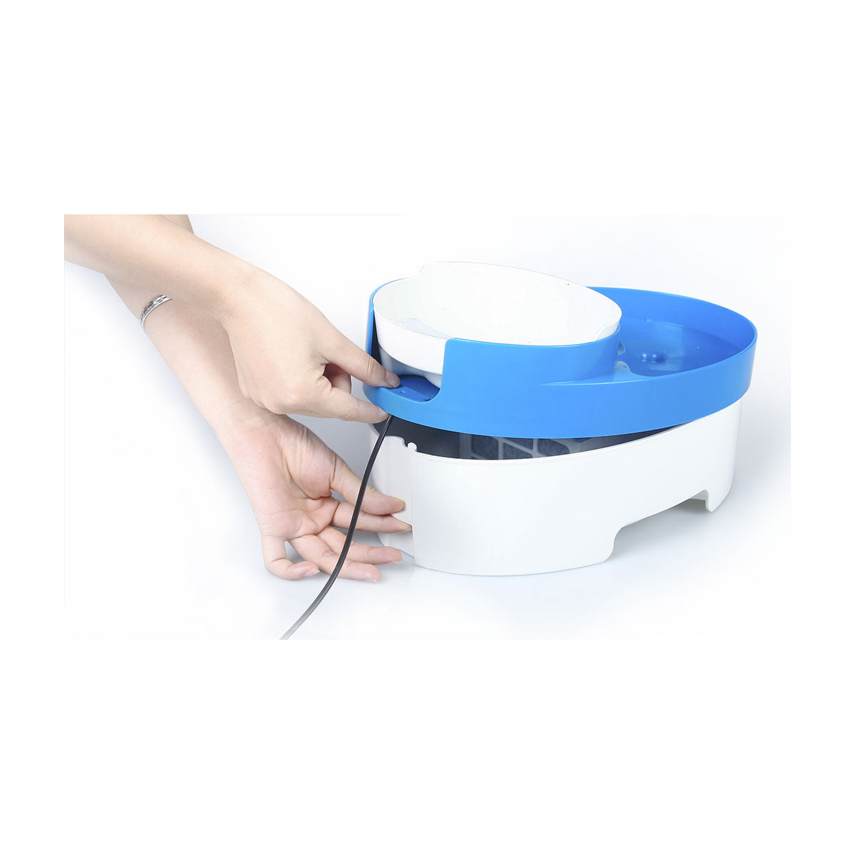 Bimar Fontanella PFC1 Gatti E Cani Dispenser Acqua 3L Filtro Carbone Attivo Ciotola ABS 0,8L