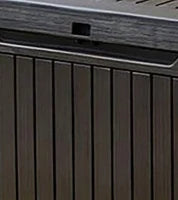 Baule da Giardino Springwood, 305L, Effetto Legno, Marrone, 123x53,5x57H cm